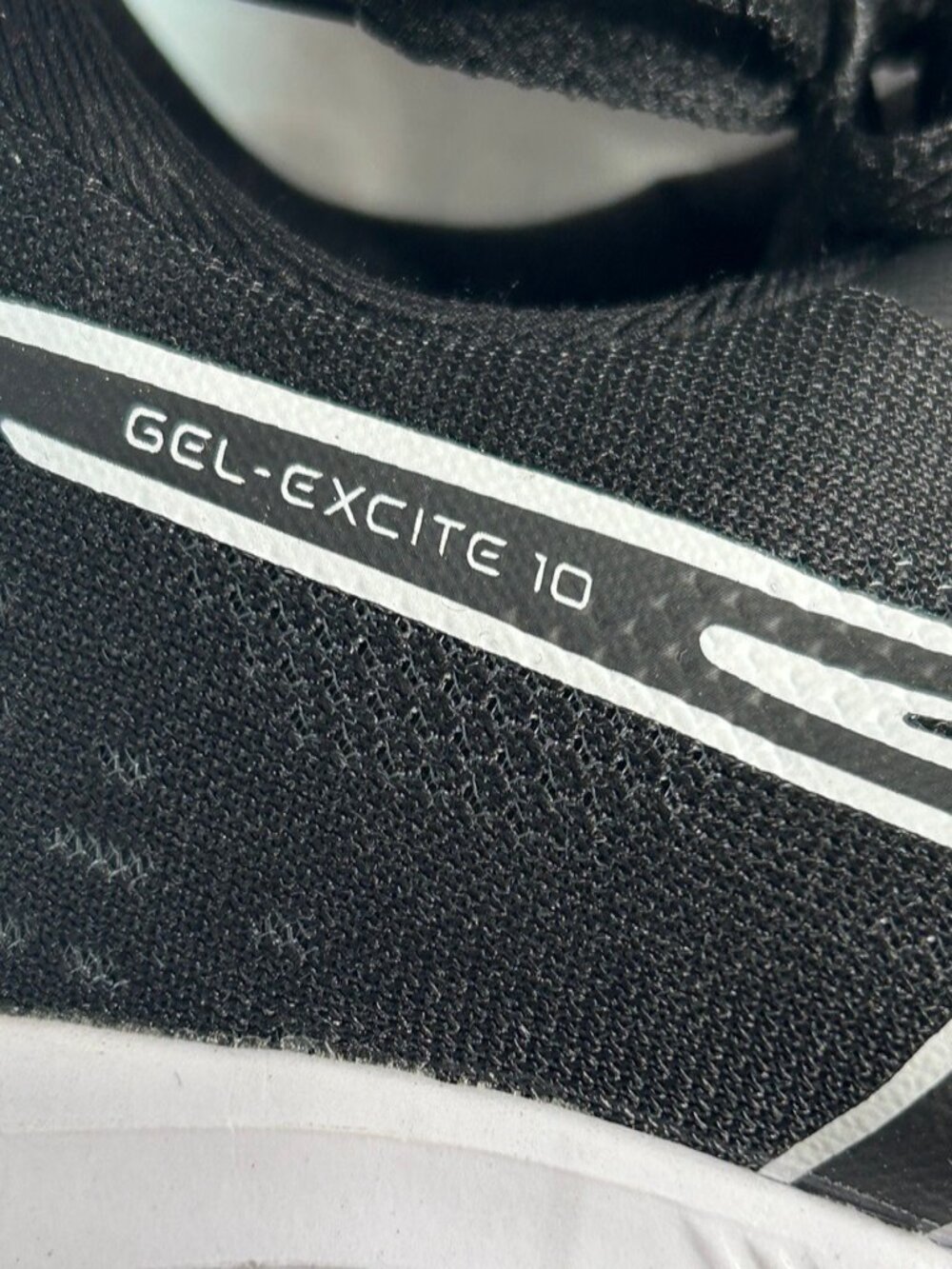ASICS Gel-Excite 10 Extra Wide Running Shoes Men's 9.5 4E Black White Athletic - Picture 8 of 10